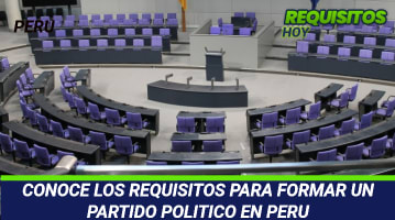 Requisitos para formar un Partido Político Perú 