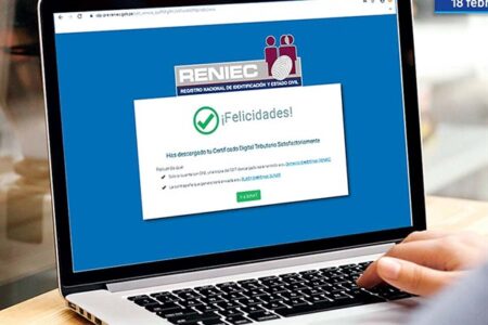 reniec sitio web