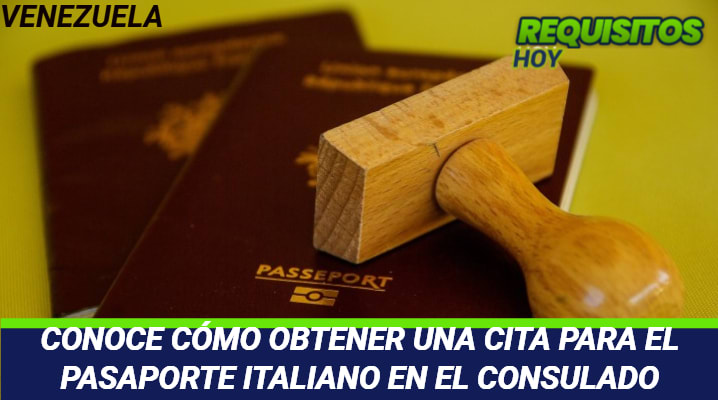 Cita Pasaporte Italiano 