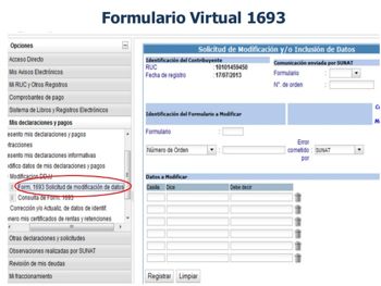 Formulario 1693 intro