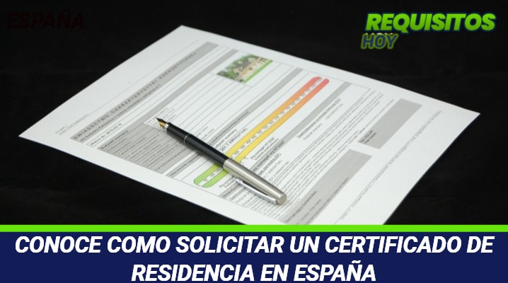 Certificado de Residencia