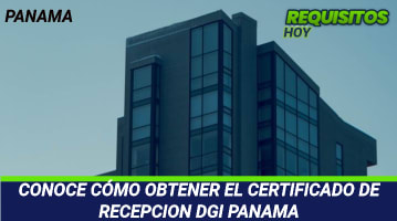 Certificado de Recepción DGI Panamá 