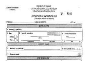 Que es el certificado de nacimiento