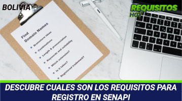 Requisitos para registro en SENAPI 