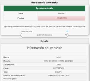 Que es repuve cuanto debo de placas