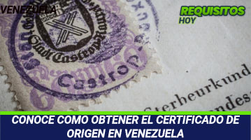 Certificado de Origen 