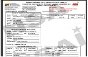 Guia de movilizacion transportar carne