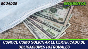 Certificado de obligaciones patronales 