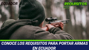 Requisitos para portar armas en Ecuador 