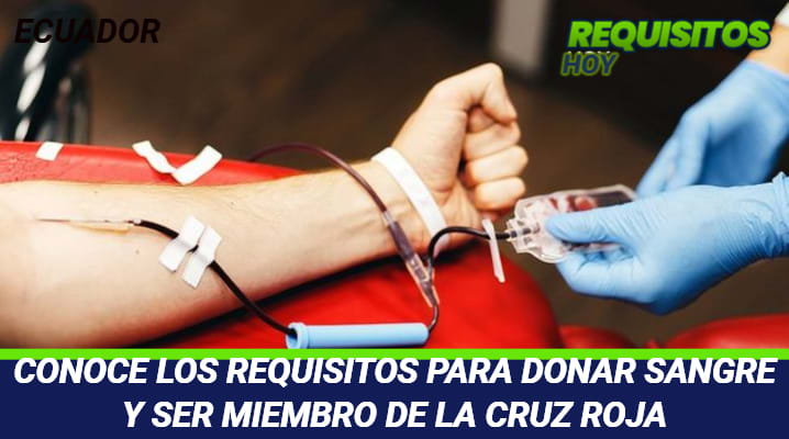 Requisitos para donar sangre