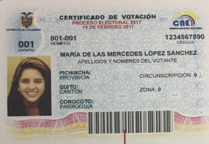 Que es el certificado de votacion