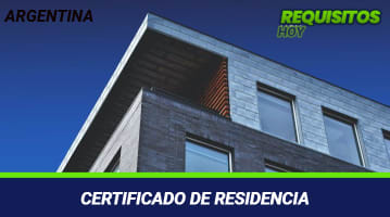 Certificado de residencia