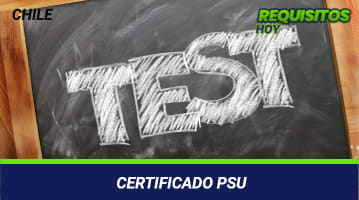 Certificado PSU