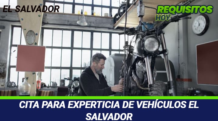 Cita para experticia de vehículos El Salvador 