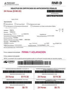 Conclusion certificado de antecedentes penales