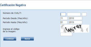 Conclusion certificado de negatividad
