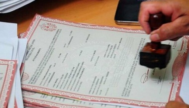 Certificado de nacimiento