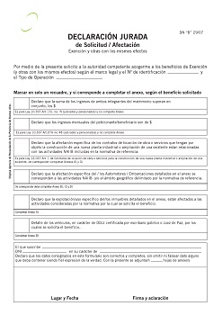 Como completar el Formulario R999