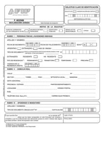 Imagen Formulario 663 AFIP