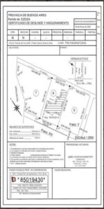 Modalo certificado de amojonamiento