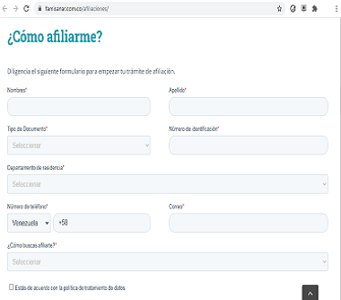 Certificado famisanar